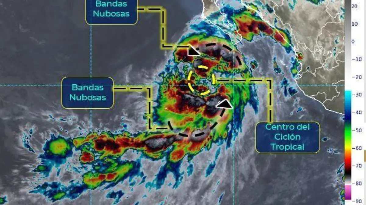 Fuertes lluvias en Jalisco